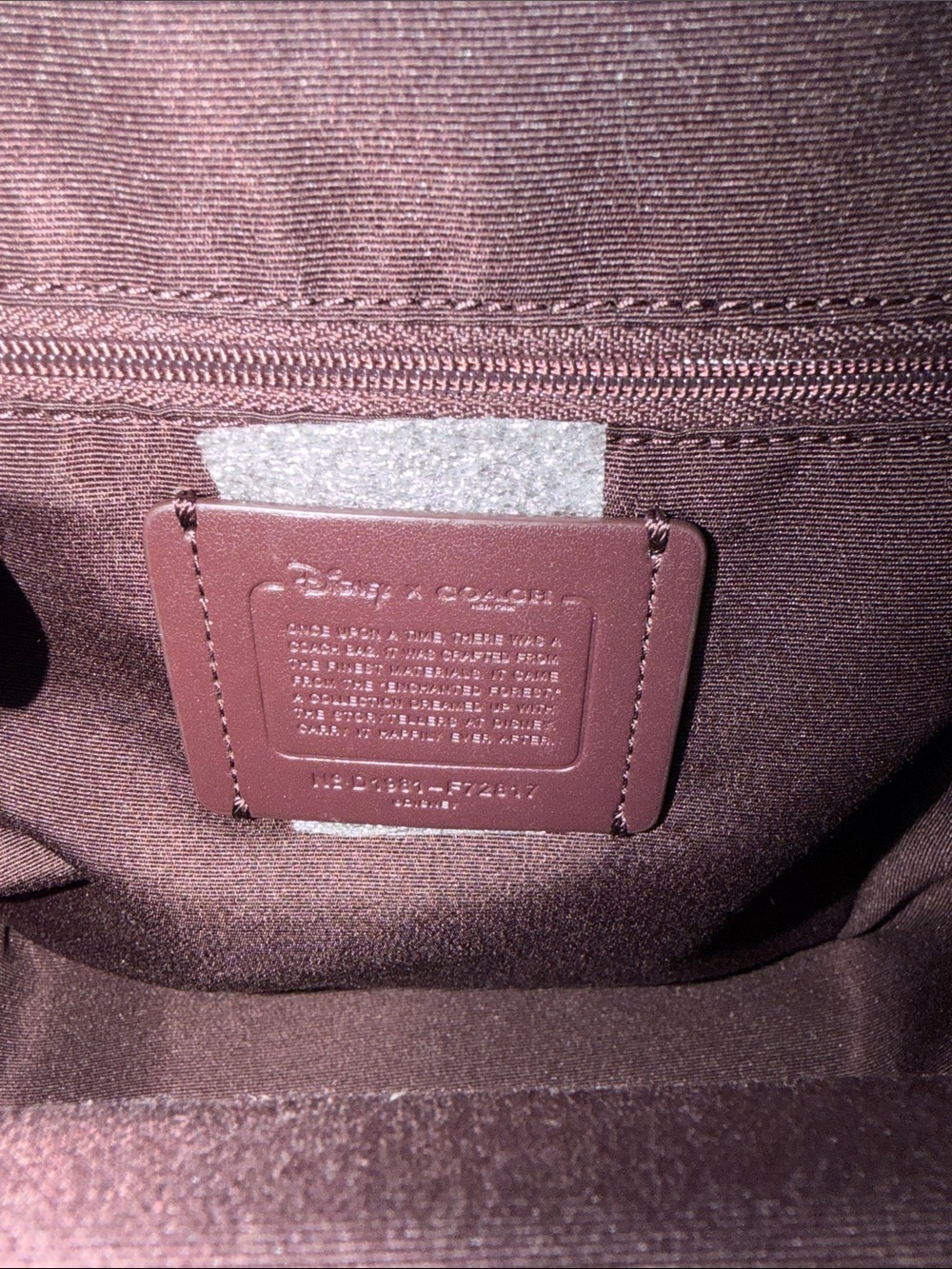 Disney x Coach Snow White Mini Backpack (No. D1981-F72817) - Picture 6 of 6